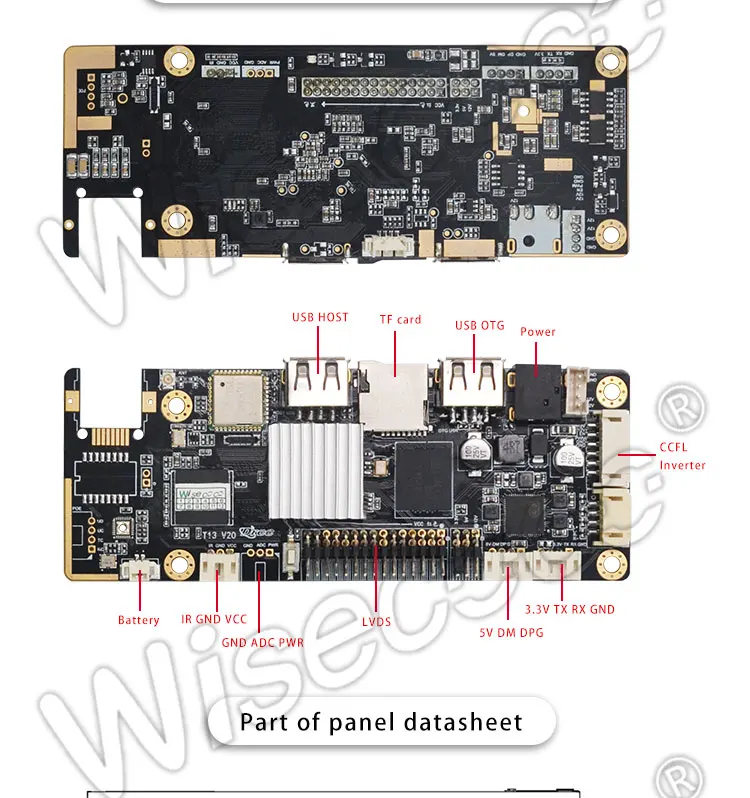 Wisecoco полка дисплей 8,8 дюймов 1920x480 растягивающийся Бар ЖК-экран HDMI дисплей с Android плата контроллера HSD088IPW1-A00