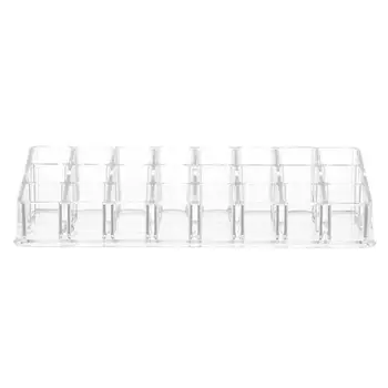 

1pc 24 Grid Acrylic Makeup Organizer Storage Box Cosmetic Box Lipstick Jewelry Box Case Holder Display Stand Up Organizer Make