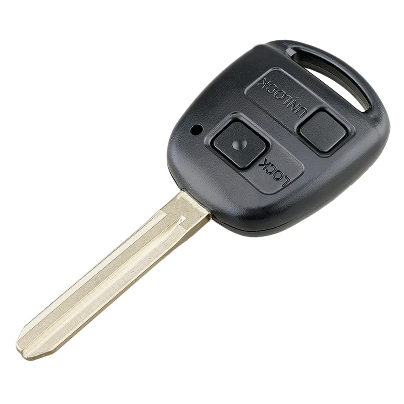 Интеллектуальный Автомобильный ключ дистанционного управления 2 кнопки 4C Чип-ключ для автомобиля Fob подходит для Toyota Corolla 2001-2007 304 МГц