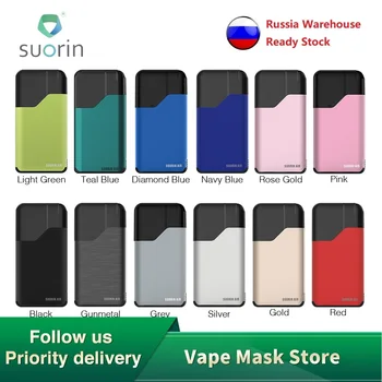 

Original Suorin Air Starter Kit with Built-in 400mAh Battery & 2ml Capacity Cartridge Features Indicator Light & Refilling Vape