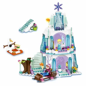 

41062 315pcs Girl Friends The Cinderella's Romantic Castle Anna Elsa Building Block Bricks Toys for Children 10435 Gift