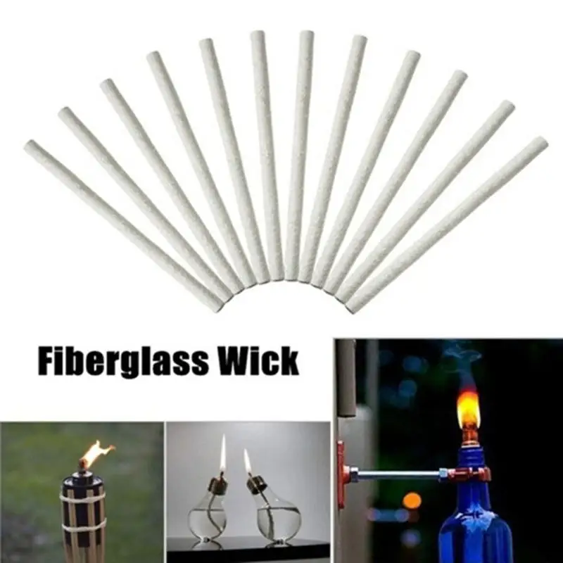 10pcsFiberglassWickOilLampWickWineBottleOutdoorFiberglassDIY