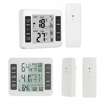 

Home Wireless Indoor and Outdoor Thermometers Electronic Wireless Refrigerator Cold Storage Thermometer H55A