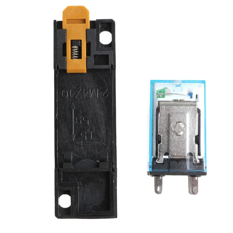 

Drop Shipping 8 Pin MY2NJ Relay 24 V DC Small Relay 5A DPDT Coil With Base Socket