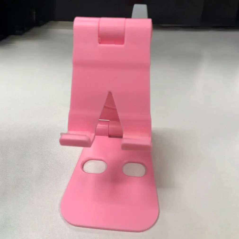 Mobile Phone Holder Table Desktop Stand Plastic Desk Mount Candy Color Mini Portable Holder Universal Bracket For Smartphone