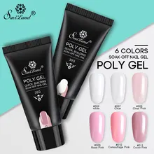 SAVILAND 30g Color Changing Poly Gel Acryl Gel UV Builder Gel Clear Pink Varnish Soft No Burnning Cover Natural Gel Polish
