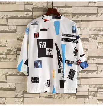 

Japanese Kimono Traditional Print Yukata Men Women Kimonos Cardigan Men Femme Coat Kimono Cosplay Costumes Unisex Leisure Shirts
