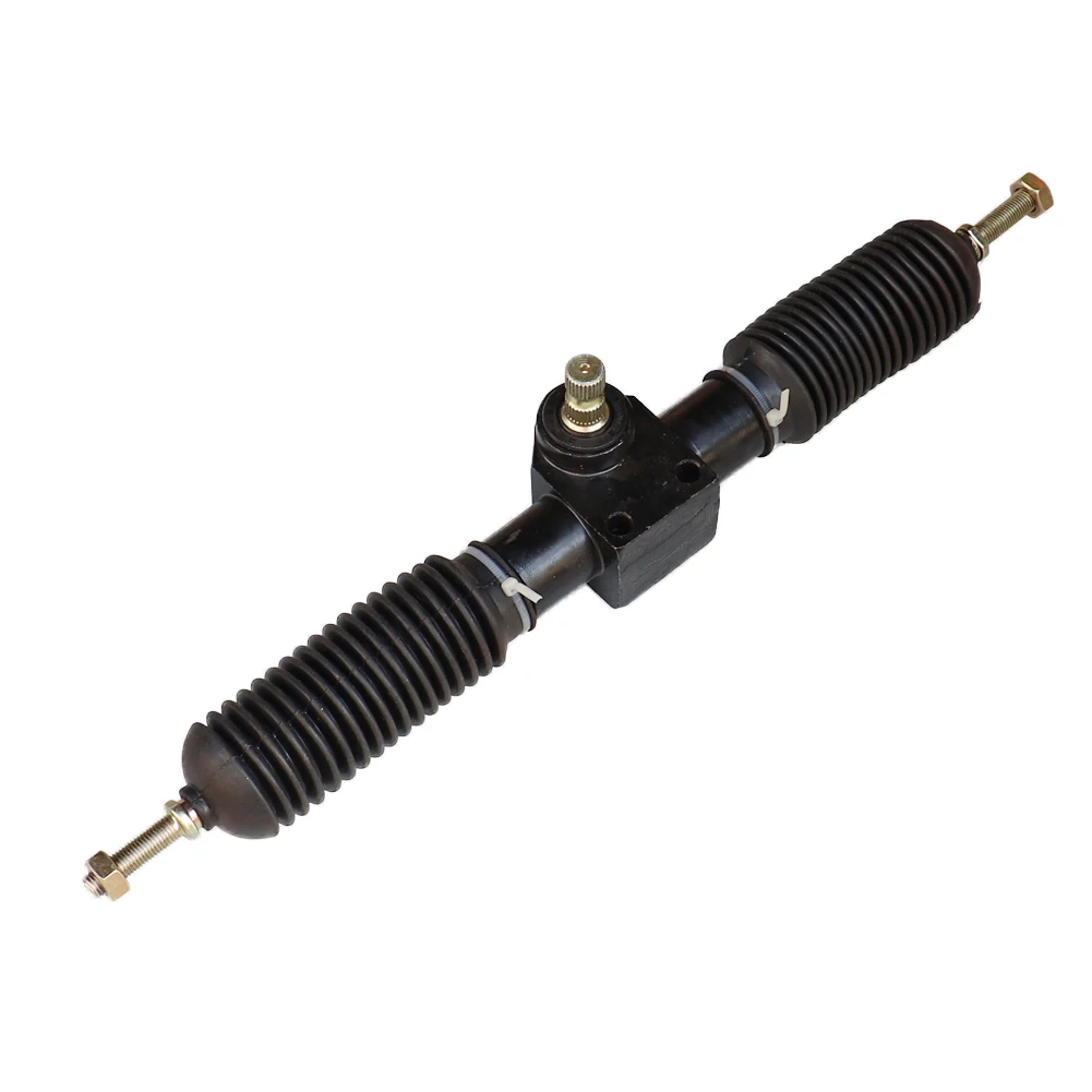 M10 M12 1pcs 455mm Eccentric Power Steering Gear Shaft Rack Pinion Assembly For China Go Kart Buggy Karting ATV UTV Bike Parts
