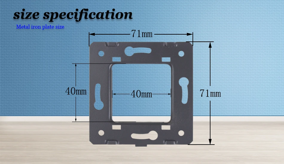 WELAIK EU CE Gray-mounting iron-plate-A-AMIP