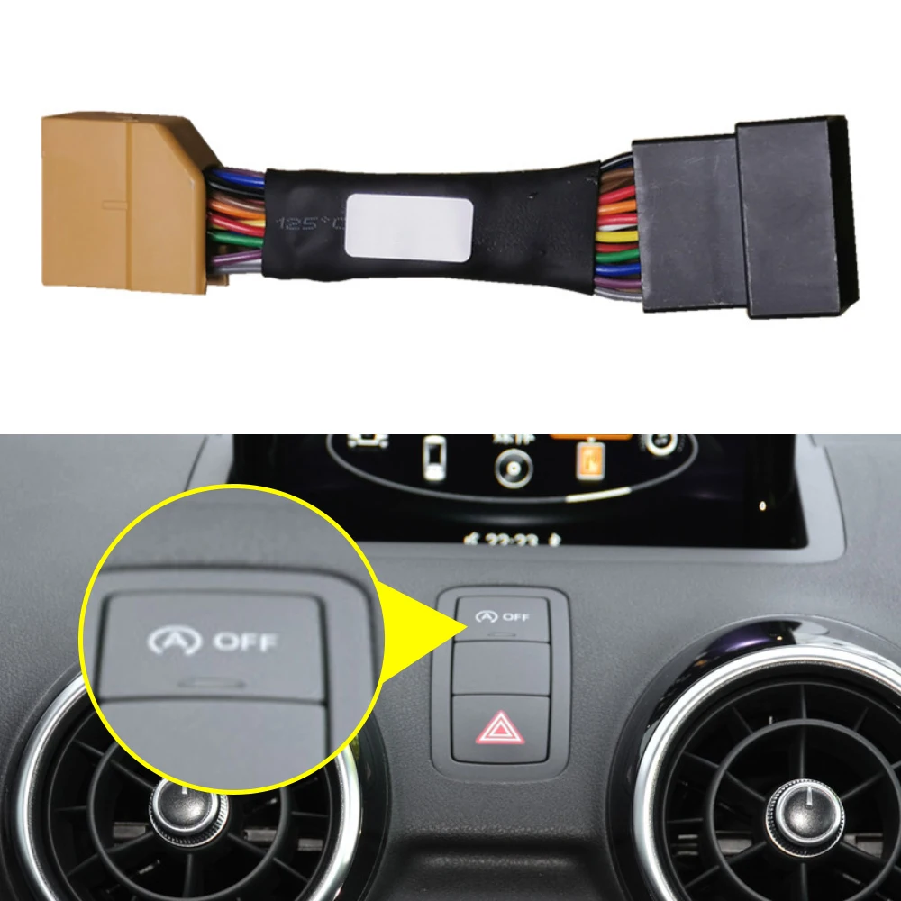 For Audi A1 8X 2012-2018 Auto Car Automatic Stop Start Engine System Off Device Intelligent Sensor Plug Smart Stop Cancel Cable