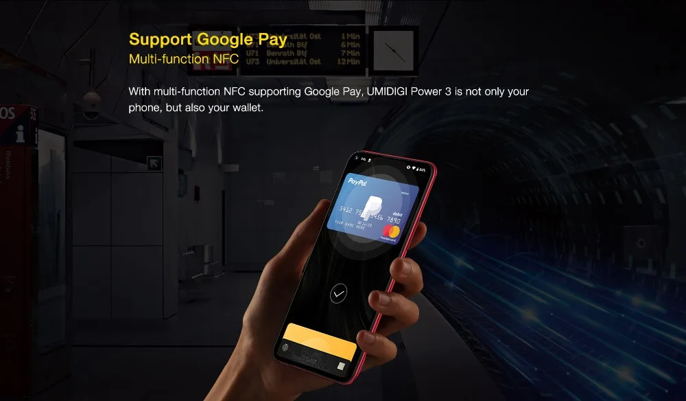 UMIDIGI power 3 Quad camera Android 10 4G мобильный телефон 6,5" 4 Гб 64 Гб 6150 мАч Быстрая зарядка Face ID NFCGlobal версия смартфона