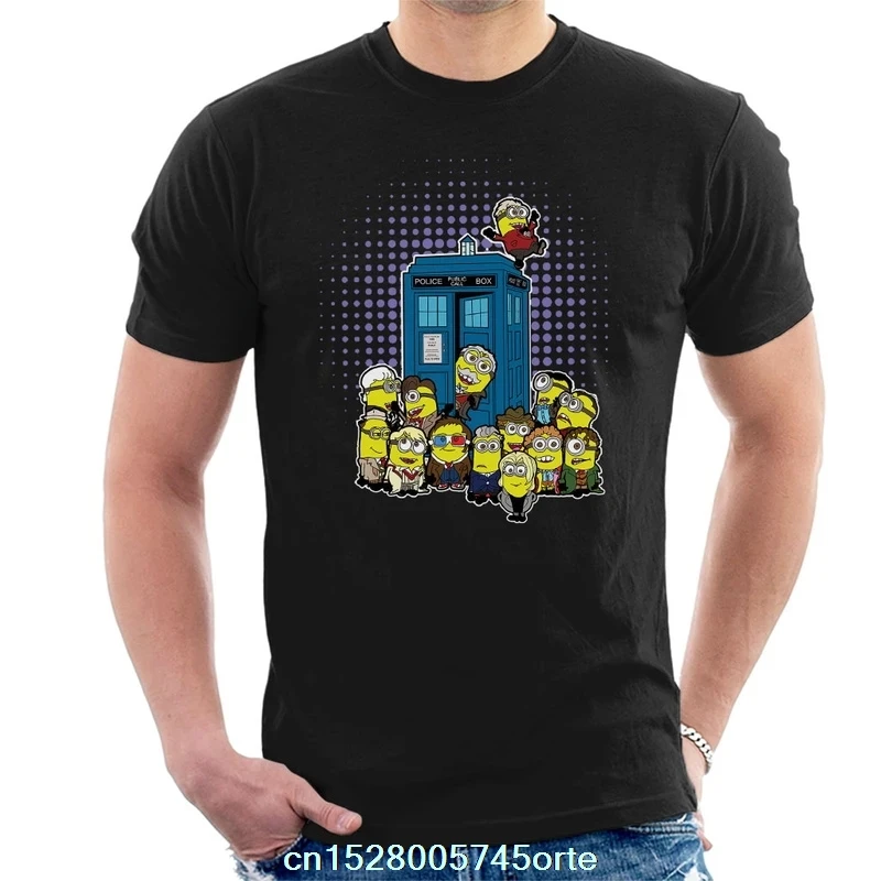 Мужская футболка с принтом camiseta Doctor Who Minions Number Thirteen 100% хлопок женская | одежда