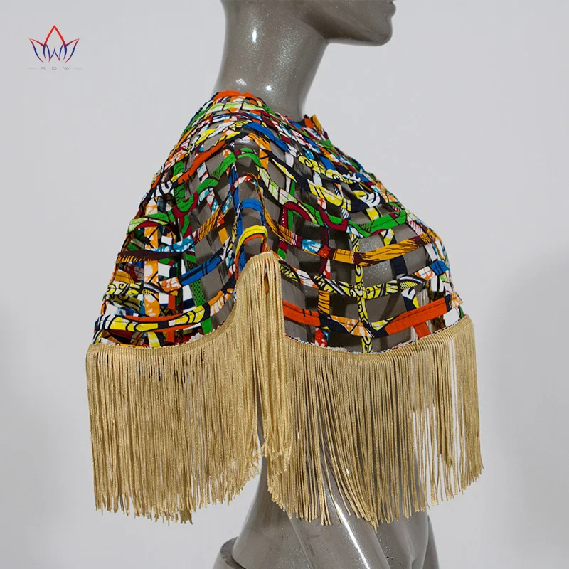 Анкара африканская сетка ожерелье s Шаль Воротник с кисточкой женские аксессуары для одежды Африканский многожильный ожерелье ювелирные изделия SP055