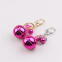 Колокольчик-брелок мультяшная креативная подвеска «сделай сам» двойной цветной колокольчик Автомобильная сумка креативные милые подвесные аксессуары