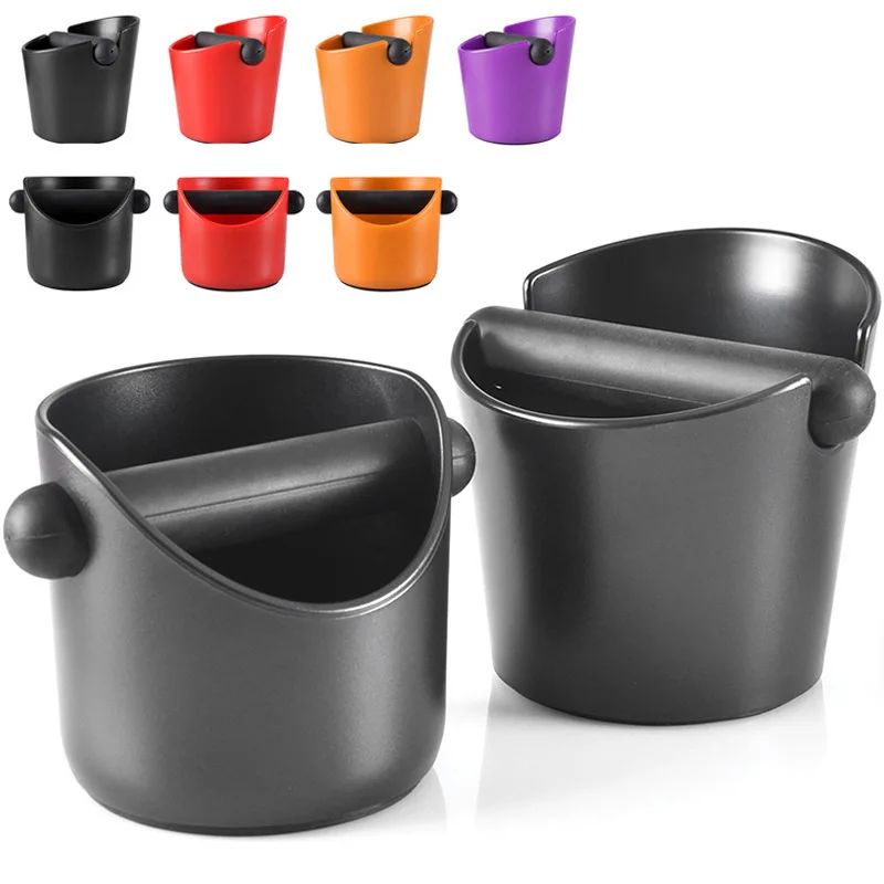 

Coffee grinding and beating box, espresso trash can, shock-absorbing coffee beating box, non-slip small powder ground box