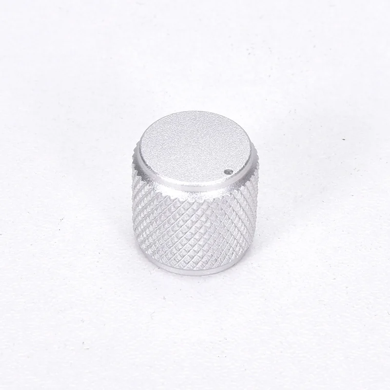 1pcs 알루미늄 원통형 널링 손잡이 직경 15MM 높이 15MM, 전위차계 손잡이 15*15MM