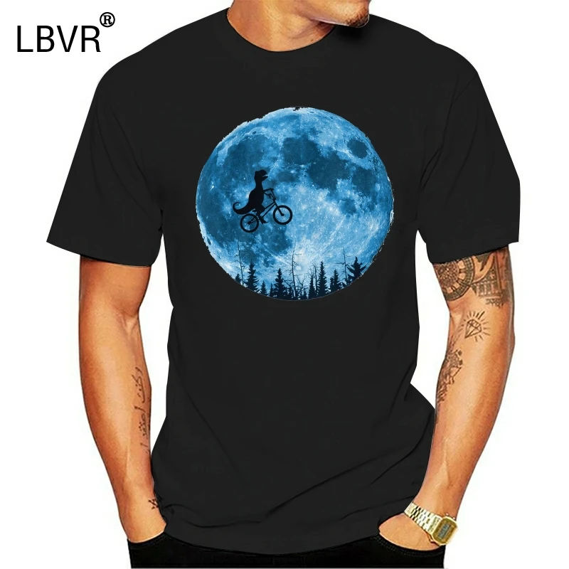 ET Dinosaur Full Mooon BMX футболка забавная новинка подарок фильм Топ 503 | Мужская одежда
