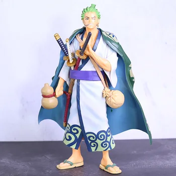 

One Piece Wano Zenkoku-hen Roronoa Zoro Japanese Suit Ver PVC Action Figure Model Doll Toys