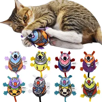 

1pcs Random Mix Pet Toy Cats Toys Fun Plush Mouse Cat Toy Chewing Toy Teeth Grinding Toys Claws Thumb Bite For Cat Supplies