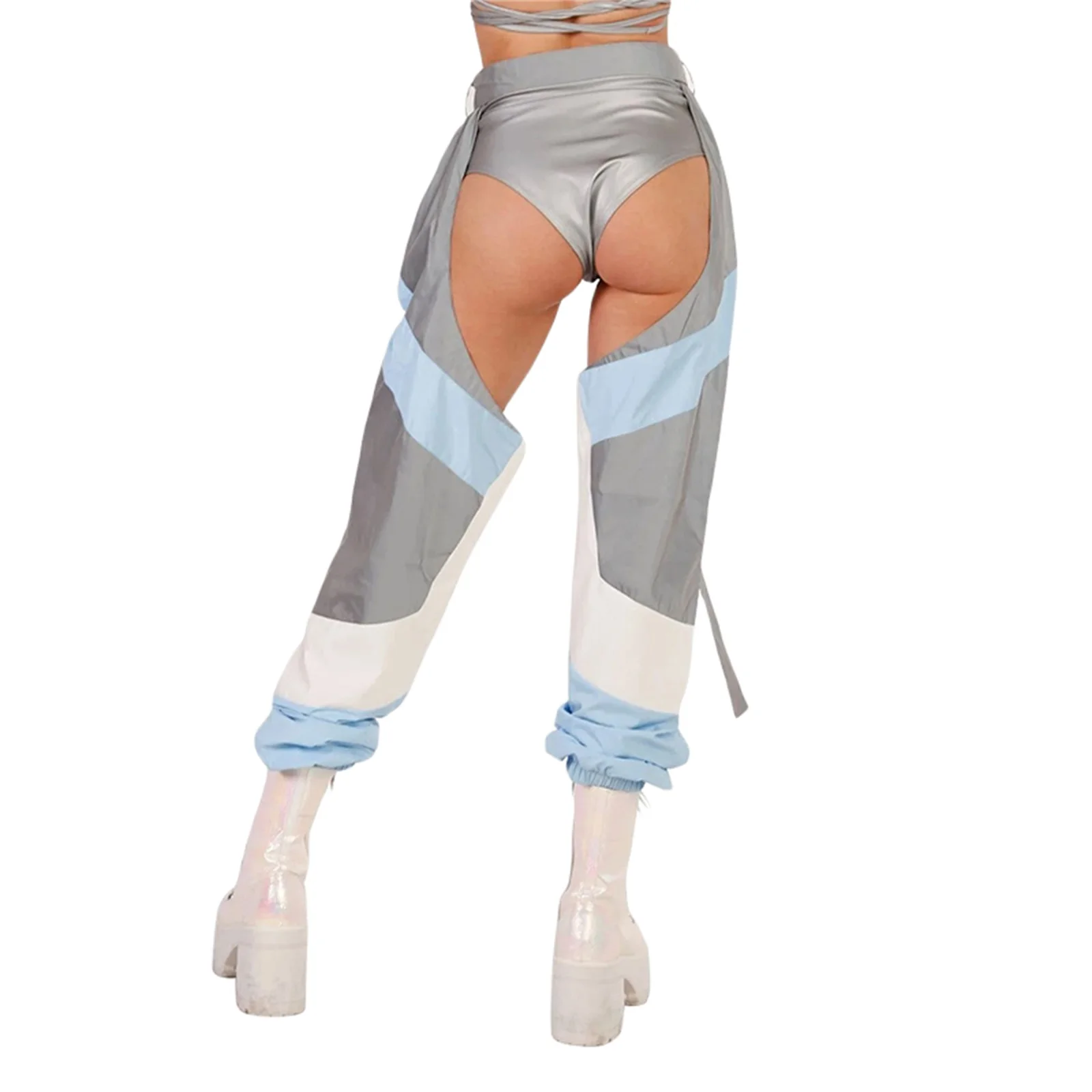 Women's Rave Chaps Ladies Sexy Hollow 