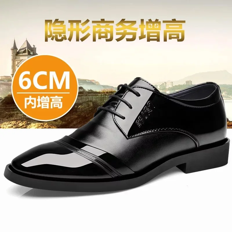 

2019 New Style Genuine Product Men Business Formal Wear Leather Shoes Korean-style Pointed-Toe Casual Low-top Shoes