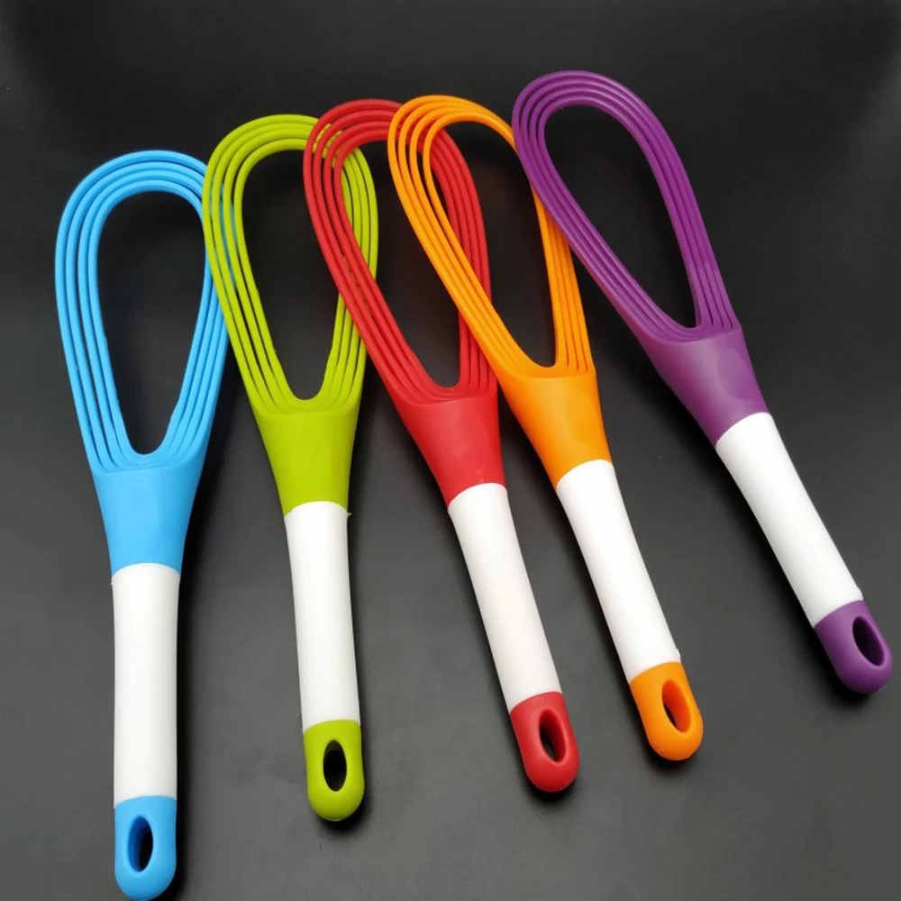 Food Grade Material Hand Rotating Egg Beater Mixer Coffee Milk Mixing Eggbeater Handheld Mixer Kitchen Cooking Tools