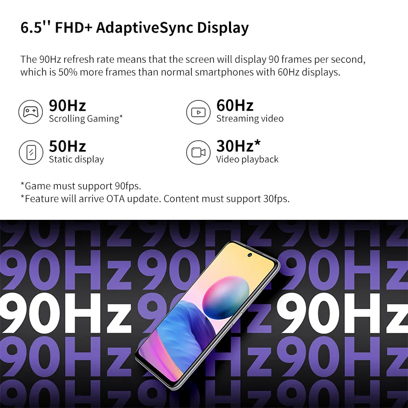 Xiaomi-Redmi Note 10グローバルバージョンスマートフォン,4GB, 64GB 