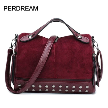 

Women's bags, rivet handbags, European and American fashion matte motorcycle bags, ladies shoulder bag