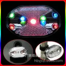 Велосипедный Предупреждение свет горная задняя фара велосипеда AAA аккумулятор для велосипедного фонаря Янь армейская Автомобильная промышленность