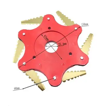 

Double Sided 6 Tooth 56mm Garden Lawn Mower Blade Trimmer Metal Trimmer Head For Garden And Agricultural Purposes