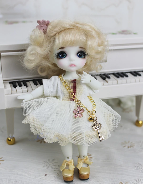 1/8 BJD SD кукла мини-одежда лолита кружевное платье костюм для 1/8 кукольная одежда