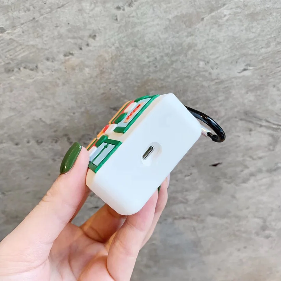 Для AirPods чехол 3D персональный 7 удобный магазин чехол для наушников для Airpods 2/i10/i11 TWS Защитная крышка с крючок карабина