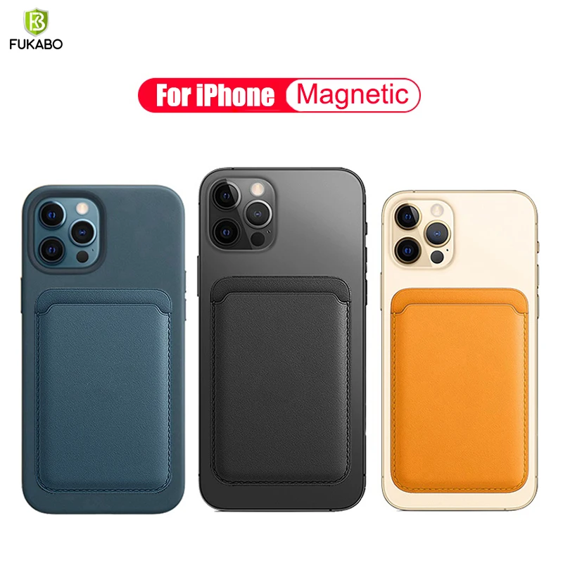 Оригинальная Роскошная задняя крышка для iPhone 13 12 Pro Max Магнитный кожаный бумажник