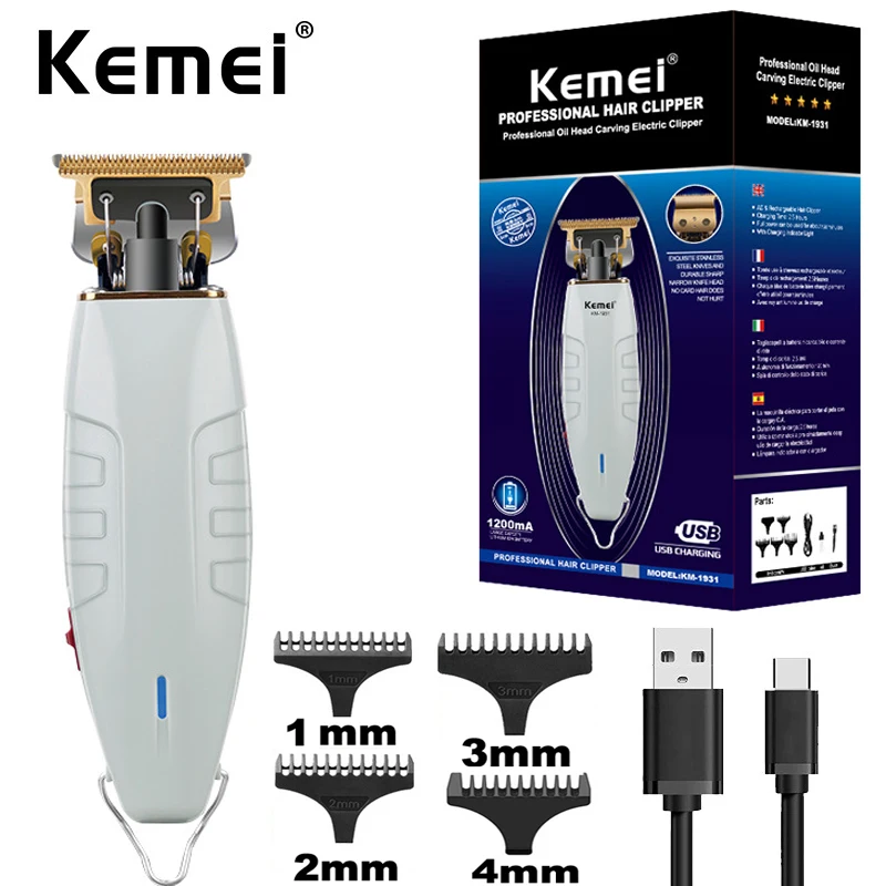 Kemei KM-1931 профессиональная машинка для стрижки волос парикмахерский триммер