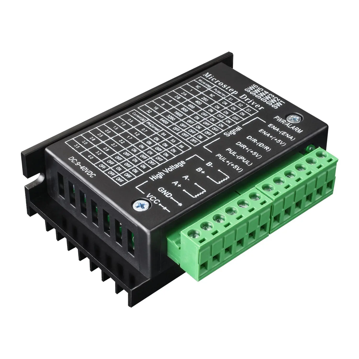 

High Quality Stepper Motor Controller TB6600 Upgraded Version 32 Segments 4A 40V 57/86 Stepper Motor Driver For Control Motor