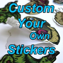 

Custom Stickers Kawaii Your Own Logo Name Thank You Stationery Cute Laptop Anime Bike Car Self Adhesive Paper Vinyl Waterproof