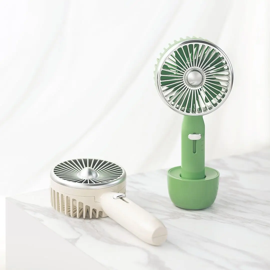 

YOUPIN Guildford 2 In 1 Mini Handheld Fan USB Rechargeable Cooling Wind 3 Speed Retro Desk Fan Portable For Camping Travel