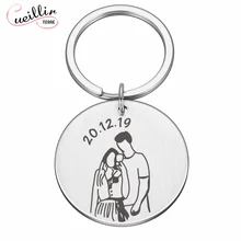 

Special Custom Keychain For Lovers Anniversary Date Custom Keychain Popular Accessories Surprise Gift Send Boyfriend Girlfriend