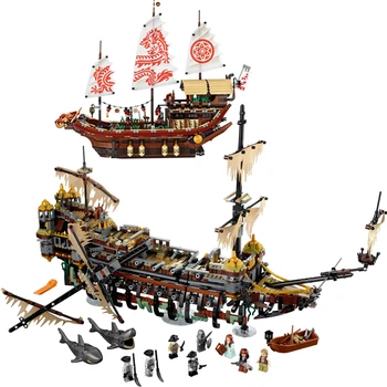 

SY-1200 Ship Silent Mary Vessels Destinys Bounty Boat 06057 Building Blocks Bricks Birthday Kid Toy Christmas Gift 16042