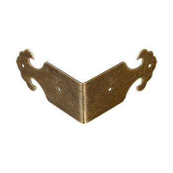 

Tiazza Right Angle Brass Box Corner Protector Corner Braces Hardware Desk Edge Guards Wood Jewelry Box Photo Frame Accessories
