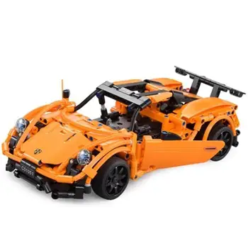 

RCtown 421pcs DIY RC Car Remote Control Building Block Puzzle Assembling Electric Sports Car Puzzle Model Toy for Kids Gift #706