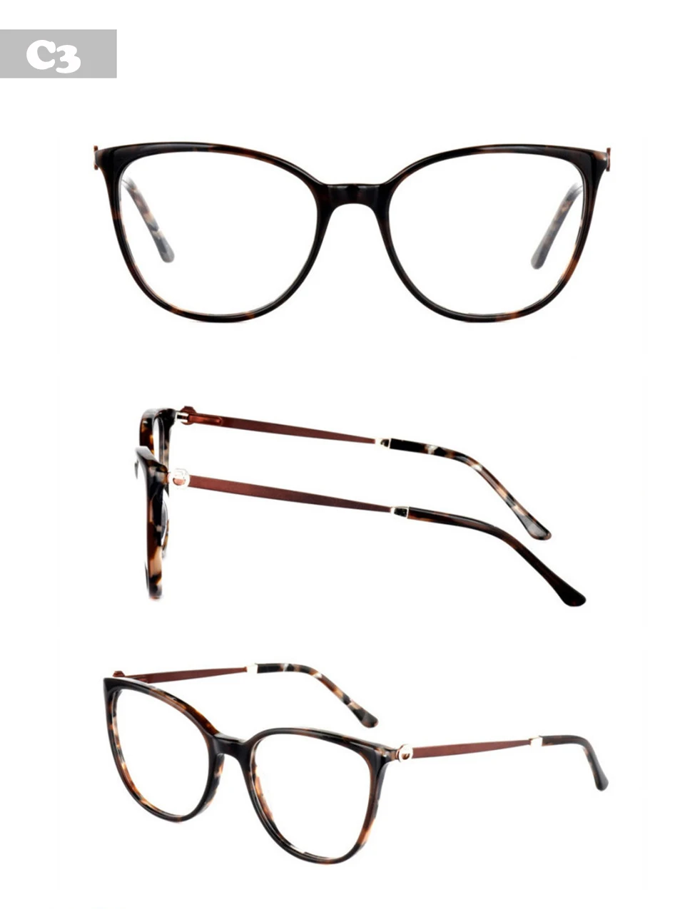 Оптические очки, оправа для женщин, по рецепту Близорукость, Пресбиопия, очки, новые модные женские роскошные дизайнерские ацетатные очки