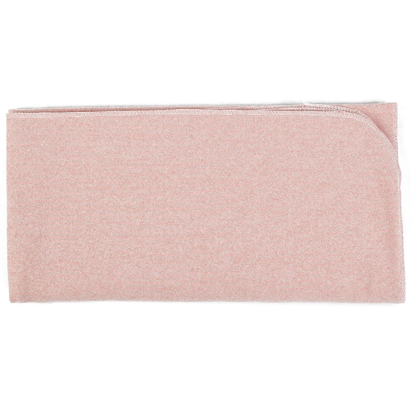Теплое Хлопковое одеяло для сна для новорожденных детей, шапка на осень зиму для малышей, мягкая шапка, вязаная шапочка, повязка на голову, тюрбан - Цвет: dark pink
