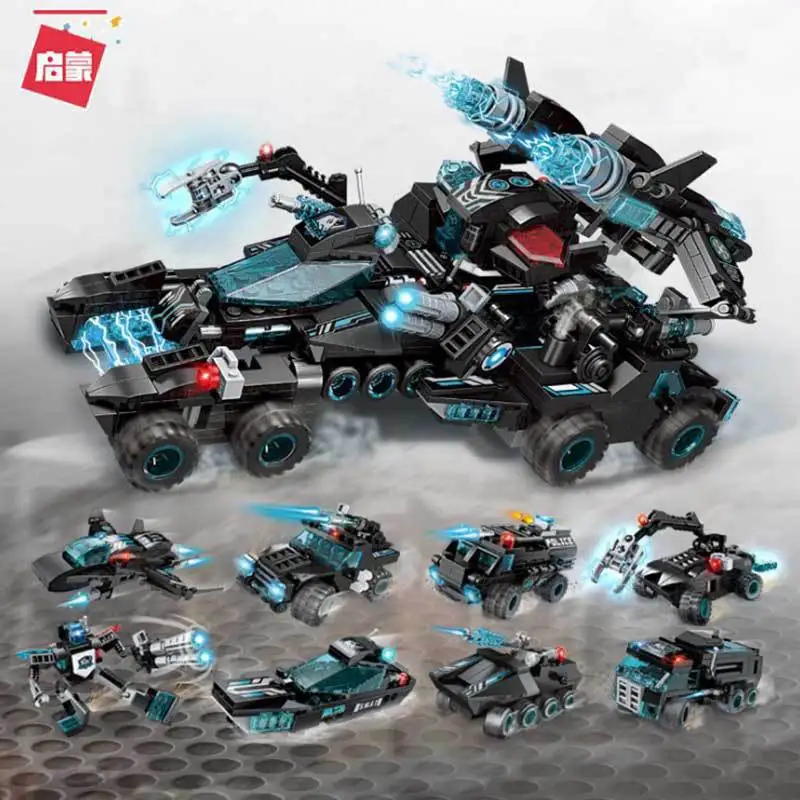 

1413 714pcs Vehicle Constructor Model Kit Blocks Compatible LEGO Bricks Toys for Boys Girls Children Modeling