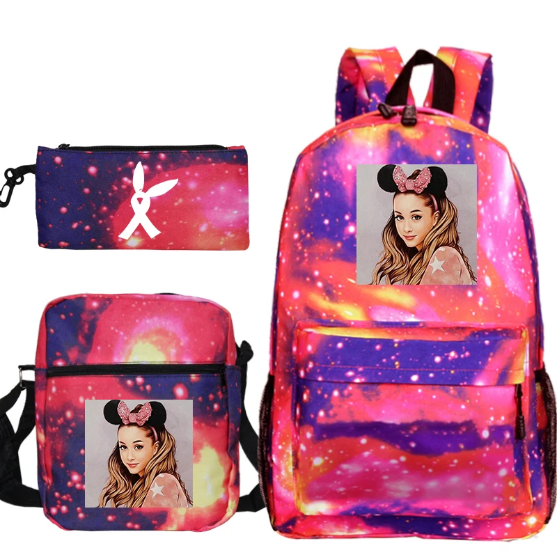 Модная сумка Mochila Ariana Grande, рюкзак с принтом, школьная сумка для мальчиков и девочек, дорожная сумка, рюкзак для ноутбука-подростка, пеналы для ручек - Цвет: bagpack 17