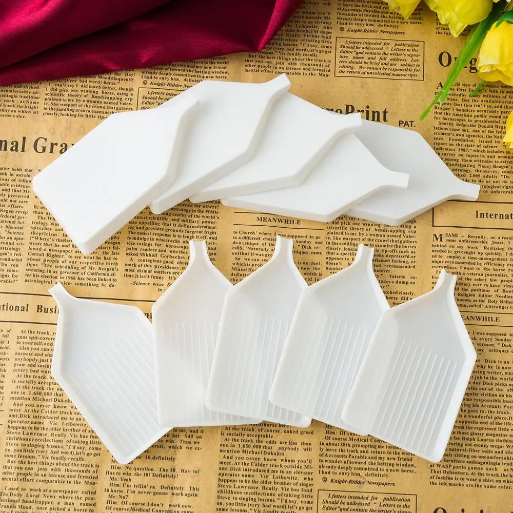 

10pcs/lot Tray Diamond Point Drill Plate Diamond Painting Accessories Diamond Embroidery Essential Tools Square Round Bead