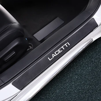 

4 Pcs Car Door Sill Sticker For Chevrolet Cruze Captiva Lacetti Camaro Equinox Impala Malibu Sail Sonic Spark SS Accessories