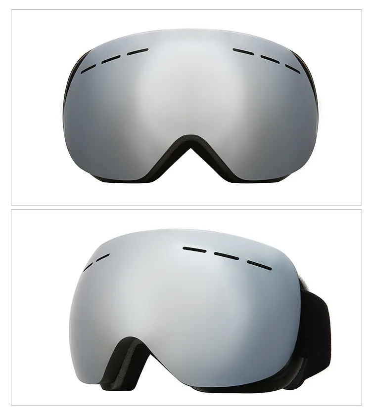 Лыжные очки с защитой от запотевания, водонепроницаемые, двухслойные лыжные очки для мужчин и женщин, зимние лыжные и сноубордические очки