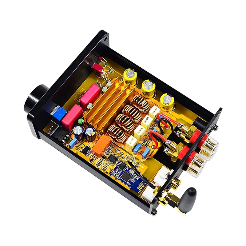 Мини Tpa3116 Bluetooth 5,0 усилитель стерео класса D Hifi цифровой усилитель мощности Amp 50Wx2 Dac Pcm5100 домашний звуковой кинотеатр