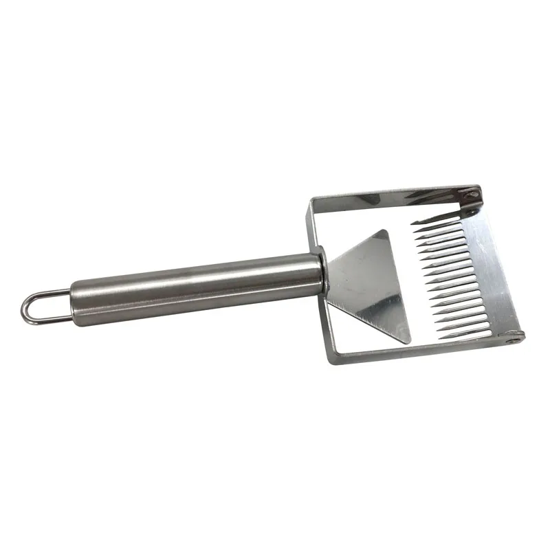 1pcs Stainless Steel Beekeeping Equipment Honeycomb bee Scraper Tool Uncapping Fork Beekeeping tools Honey Knife beekeeping tools beekeeping accessories beekeeping knife